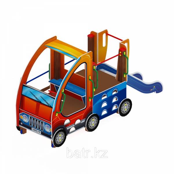 Детский игровой комплекс «Машинка с горкой 4» ДИК 1.03.1.04 Н 750. 